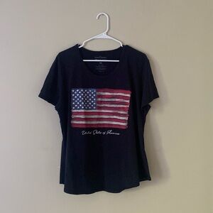 General Standard United States of America Short Sleeve Basic Shirt Size XL